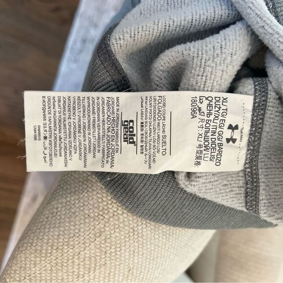 Under Armour Vest Mens Extra Large Gray 1/4 Zip Sleeveless Golf Activewear XL - Picture 6 of 6